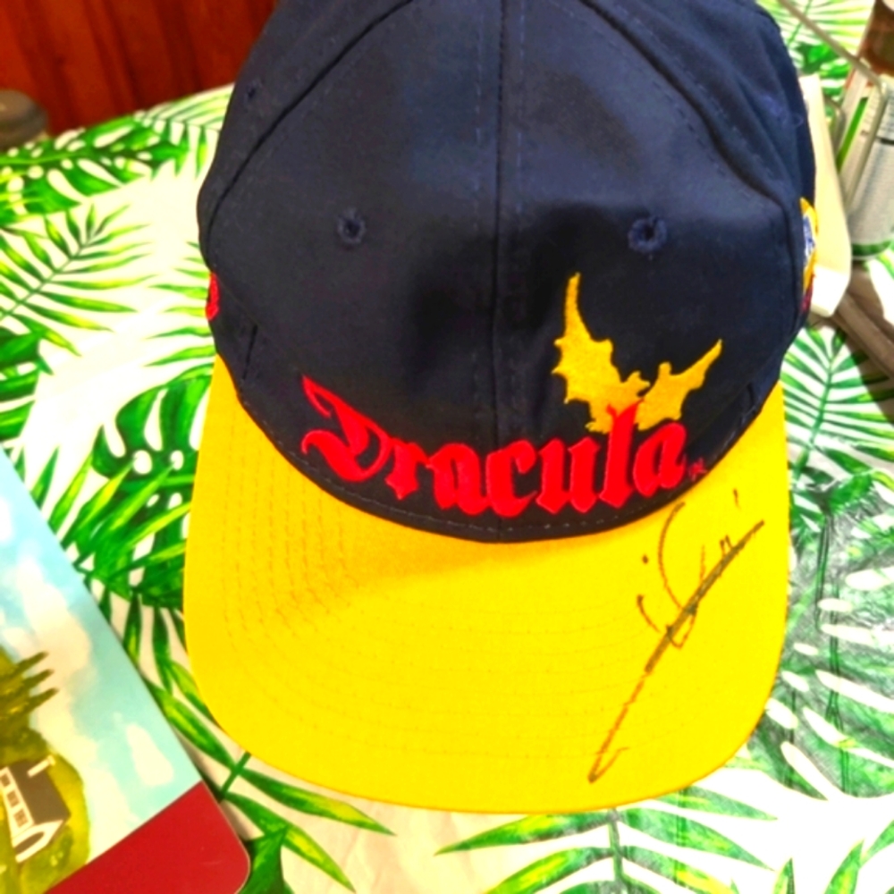 Signed  Mario Andretti Napa Racing Hat